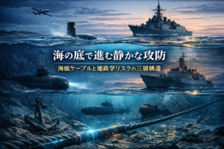 海の底で進む静かな攻防──海底ケーブルと地政学リスクの三層構造